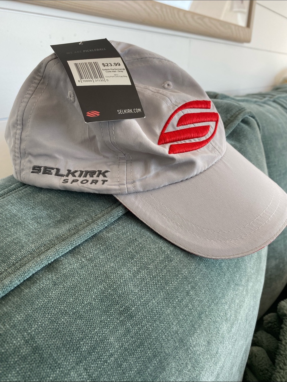 NWT Selkirk Performance Core Hat, Pickleball, Hook & Loop Strapback unisex